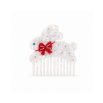 Load image into Gallery viewer, Pearl Bunny Bow Comb Charm