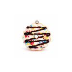Load image into Gallery viewer, Chocolate Drizzle Donut Charm

