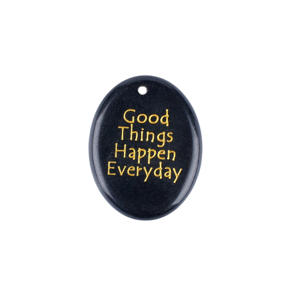 “Good Things Happen Ever Dday” Stone Charms