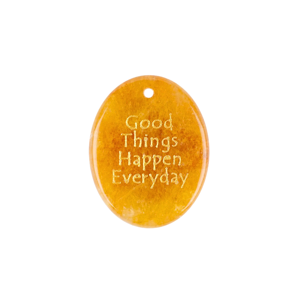 “Good Things Happen Ever Dday” Stone Charms