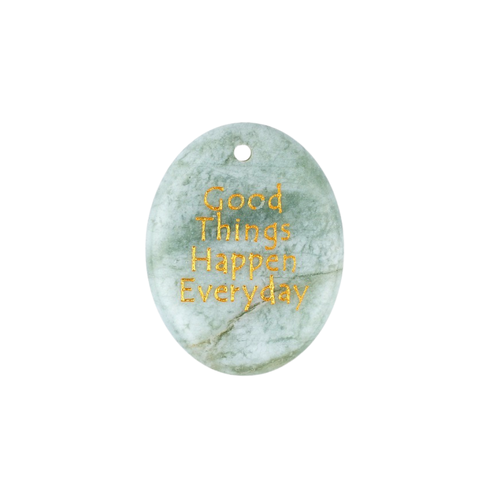 “Good Things Happen Ever Dday” Stone Charms